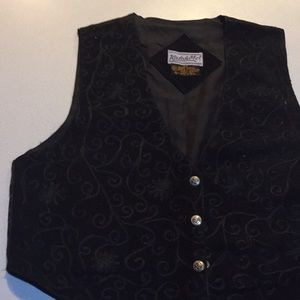 Suede Black Vest